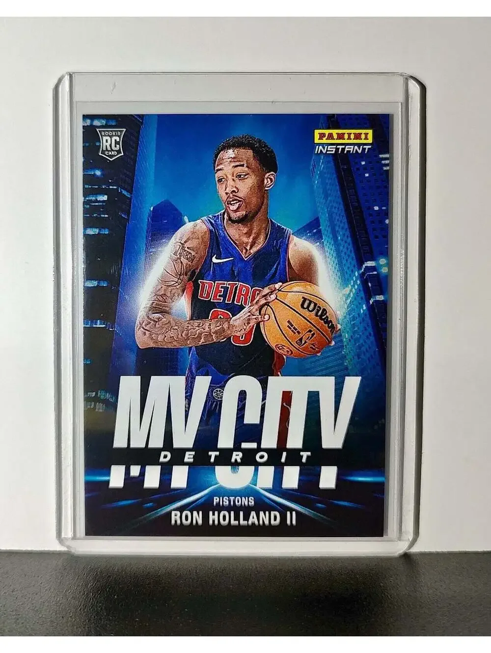 Ron Holland II Rookie 2024-25 Panini MyCity NBA #23 Basketball Pistons 1/268